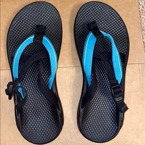 Blue Women’s Chaco Sandals No Back Strap Size 8
